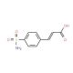 (2E)-3-[4-(aminosulfonyl)phenyl]acrylic acid (CAS 147723-92-0) - chemical structure image
