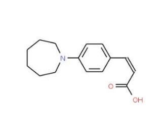 (2E)-3-(4-azepan-1-ylphenyl)acrylic acid - chemical structure image
