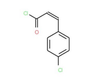 (2E)-3-(4-chlorophenyl)acryloyl chloride - chemical structure image