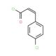 (2E)-3-(4-chlorophenyl)acryloyl chloride - chemical structure image