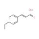 (2E)-3-(4-ethylphenyl)acrylic acid (CAS 28784-98-7) - chemical structure image