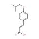 (2E)-3-(4-Isobutoxyphenyl)acrylic acid - chemical structure image