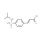 (2E)-3-{4-[(isopropylamino)sulfonyl]phenyl}acrylic acid - chemical structure image