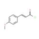 (2E)-3-(4-methoxyphenyl)acryloyl chloride - chemical structure image
