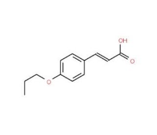 (2E)-3-(4-propoxyphenyl)prop-2-enoic acid (CAS 69033-81-4) - chemical structure image