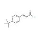 (2E)-3-(4-tert-butylphenyl)acryloyl chloride - chemical structure image