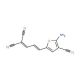 [(2E)-3-(5-amino-4-cyano-2-furyl)prop-2-enylidene]malononitrile (CAS 111203-08-8) - chemical structure image