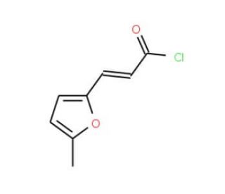 (2E)-3-(5-methyl-2-furyl)acryloyl chloride - chemical structure image