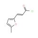 (2E)-3-(5-methyl-2-furyl)acryloyl chloride - chemical structure image