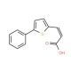 (2E)-3-(5-phenylthien-2-yl)acrylic acid - chemical structure image