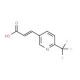 (2E)-3-[6-(Trifluoromethyl)pyridin-3-yl]-propenoic acid (CAS 773131-93-4) - chemical structure image