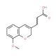 (2E)-3-(8-methoxy-2H-chromen-3-yl)acrylic acid - chemical structure image