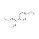 (2E)-3-(dimethylamino)-2-(4-methoxyphenyl)acrylaldehyde - chemical structure image