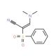 (2E)-3-(dimethylamino)-2-(phenylsulfonyl)acrylonitrile - chemical structure image