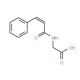 {[(2E)-3-phenylprop-2-enoyl]amino}acetic acid - chemical structure image