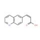 (2E)-3-(quinolin-6-yl)prop-2-enoic acid - chemical structure image