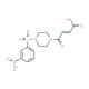 (2E)-4-{4-[(3-nitrophenyl)sulfonyl]piperazin-1-yl}-4-oxobut-2-enoic acid - chemical structure image