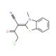 (2E)-4-chloro-2-(3-methyl-1,3-benzothiazol-2(3H)-ylidene)-3-oxobutanenitrile - chemical structure image
