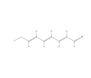 (2E,4E,6E)-2,4,6-Nonatrienal (CAS 57018-53-8) - chemical structure image