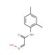 (2E)-N-(2,4-dimethylphenyl)-2-(hydroxyimino)acetamide (CAS 7343-12-6) - chemical structure image