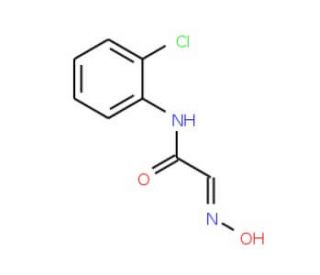 (2E)-N-(2-chlorophenyl)-2-(hydroxyimino)acetamide - chemical structure image