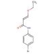 (2E)-N-(4-Bromophenyl)-3-ethoxy-2-propenamide (CAS 327058-51-5) - chemical structure image