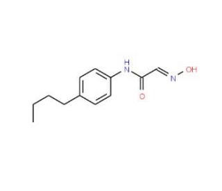 (2E)-N-(4-butylphenyl)-2-(hydroxyimino)acetamide (CAS 18331-68-5) - chemical structure image