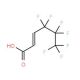 2H,3H-Heptafluorohexenoic acid (CAS 356-03-6) - chemical structure image