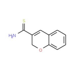 2H-Chromene-3-carbothioamide (CAS 423768-57-4) - chemical structure image