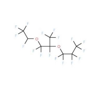 2H-Perfluoro-5-methyl-3,6-dioxanonane (CAS 3330-14-1) - chemical structure image
