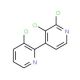2′,3,3′-Trichloro-2,4-bipyridine - chemical structure image