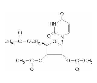 2&prime;,3&prime;,5&prime;-Tri-O-acetyluridine (CAS 4105-38-8) - chemical structure image