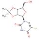 2′,3′-O-Isopropylidene-5-fluorouridine (CAS 2797-17-3) - chemical structure image