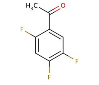 2&prime;,4&prime;,5&prime;-Trifluoroacetophenone (CAS 129322-83-4) - chemical structure image