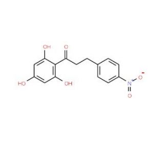 2&prime;,4&prime;,6&prime;-Trihydroxy-4-nitrodihydrochalcone (CAS 82628-82-8) - chemical structure image