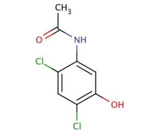 2&prime;,4&prime;-Dichloro-5&prime;-hydroxyacetanilide (CAS 67669-19-6) - chemical structure image