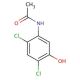 2′,4′-Dichloro-5′-hydroxyacetanilide (CAS 67669-19-6) - chemical structure image