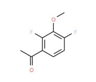 2&prime;,4&prime;-Difluoro-3&prime;-methoxyacetophenone (CAS 373603-19-1) - chemical structure image