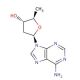 2′,5′-Dideoxyadenosine (CAS 6698-26-6) - chemical structure image