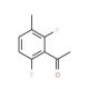 2′,6′-Difluoro-3′-methylacetophenone (CAS 261763-31-9) - chemical structure image