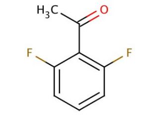 2&prime;,6&prime;-Difluoroacetophenone (CAS 13670-99-0) - chemical structure image