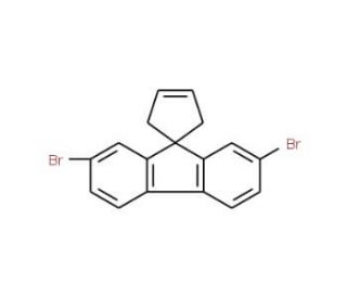 2&prime;,7&prime;-Dibromospiro[cyclopent[3]ene-1,9&prime;-fluorene] (CAS 951884-04-1) - chemical structure image