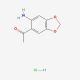 2′-Amino-4′,5′-methylenedioxyacetophenone hydrochloride (CAS 93983-01-8) - chemical structure image