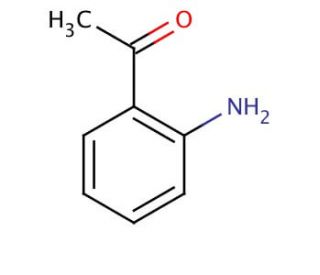 2&prime;-Aminoacetophenone (CAS 551-93-9) - chemical structure image