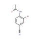2′-Bromo-4′-cyanoacetanilide - chemical structure image