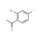 2′-Bromo-4′-fluoroacetophenone (CAS 1006-39-9) - chemical structure image