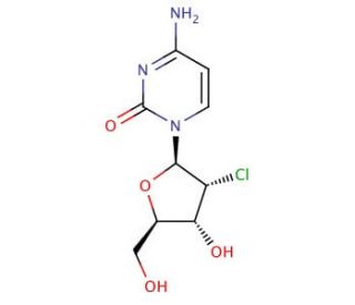 2&prime;-Chloro-2&prime;-deoxycytidine - chemical structure image