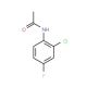2′-Chloro-4′-fluoroacetanilide (CAS 399-35-9) - chemical structure image