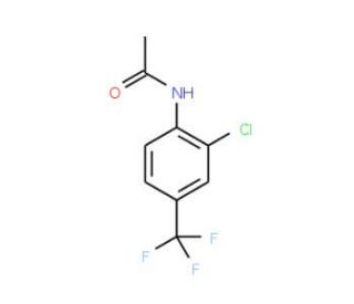 2&prime;-Chloro-4&prime;-(trifluoromethyl)acetanilide (CAS 247170-19-0) - chemical structure image