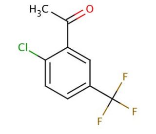 2&prime;-Chloro-5&prime;-(trifluoromethyl)acetophenone (CAS 71648-45-8) - chemical structure image